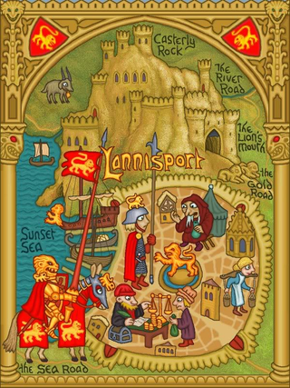 Illustration for article titled Here there be White Walkers in stylized Game of Thrones maps